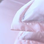 ensemble de lit rose clair type satin