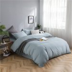 ensemble de literie bleu ciel