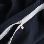 ensemble de literie bleu marine