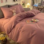 ensemble de literie rose