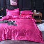 ensemble de literie rose fushia