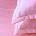 ensemble housse de couette satin rose