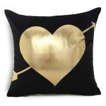heart arrow - 1 pièce - housses de coussin extensibles 45x45cm