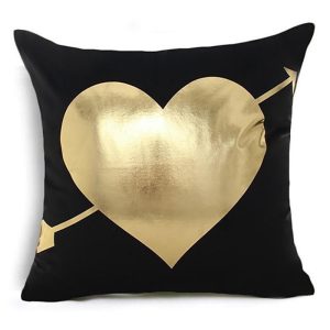 heart arrow - 1 pièce - housses de coussin extensibles 45x45cm