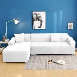 housse de canapé blanc extensible
