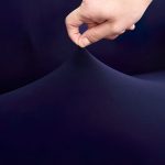 housse de canapé bleu marine extensible