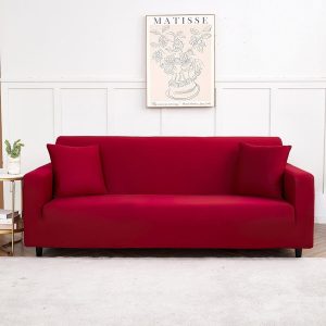 housse de canapé extensible Bordeaux