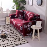 housse de canapé extensible lilas