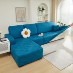 housse de canapé imperméable bleu turquoise