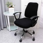 protection chaise de bureau avec housse noire