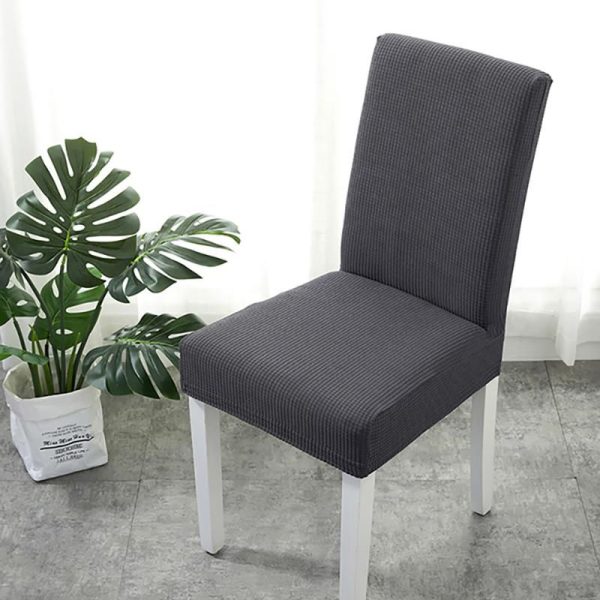 housse de chaise déperlante grise