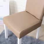 housse de chaise en simili cuir confortable