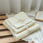 housse de couette blanc cassé