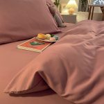 housse de couette design rose