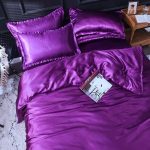 housse de couette douce violet