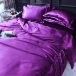 housse de couette luxe violet