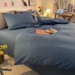 housse de couette premium Bleu Turquin