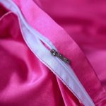 housse de couette satin luxe rose fushia