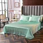 housse de couette vert opaline satin