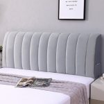 housse de lit gris clair chic