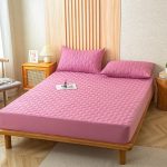 housse de matelas imperméable rose