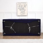 housse de protection pour canapé bleu marine