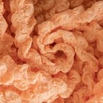 housse de sofa orange saumon élégante