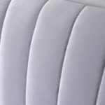 housse de tête de lit moderne gris clair