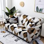 housses de fauteuil élégantes couleur marron