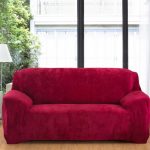 housses en velours extensibles de fauteuil