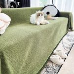 jeté de canapé design olive