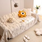 jeté de canapé écorce naturel