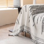 jeté de canapé élégant ébène clair