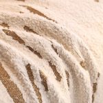 jeté de canapé en tissu tissé