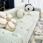 jeté de canapé en vert sauge