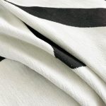 jeté de canapé moderne en tissu blanc