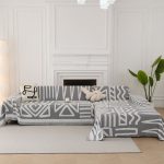 jeté de canapé moderne gris