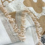 jeté de canapé moderne marron