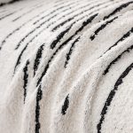 jeté de canapé moderne tissé