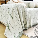 jeté de canapé texturé éclaboussures