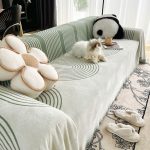 jeté de canapé vert menthe