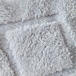 jeté décoratif polaire diamant bleu