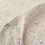 jeté en coton moucheté bleu