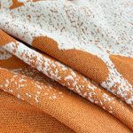 jeté fashion orange pour intérieur