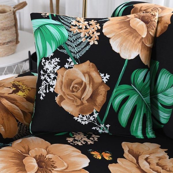 lantana - 2 pièces - housses de coussin déperlantes 45x45cm