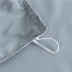 literie élégante bleu ciel