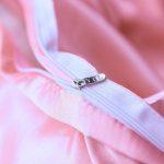 literie élégante rose type satin