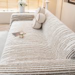 plaid sable clair pour canapé