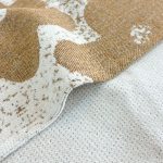 plaide tissé fashion marron