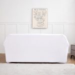 protection de canapé extensible blanche